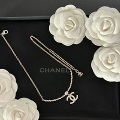 Stylish Pink Diamond Necklace