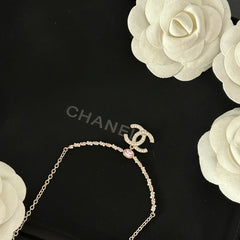 Stylish Pink Diamond Necklace
