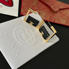 Personalized Square Bag Earrings