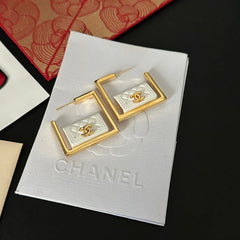 Personalized Square Bag Earrings