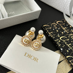 Classic Double Pearl Earrings