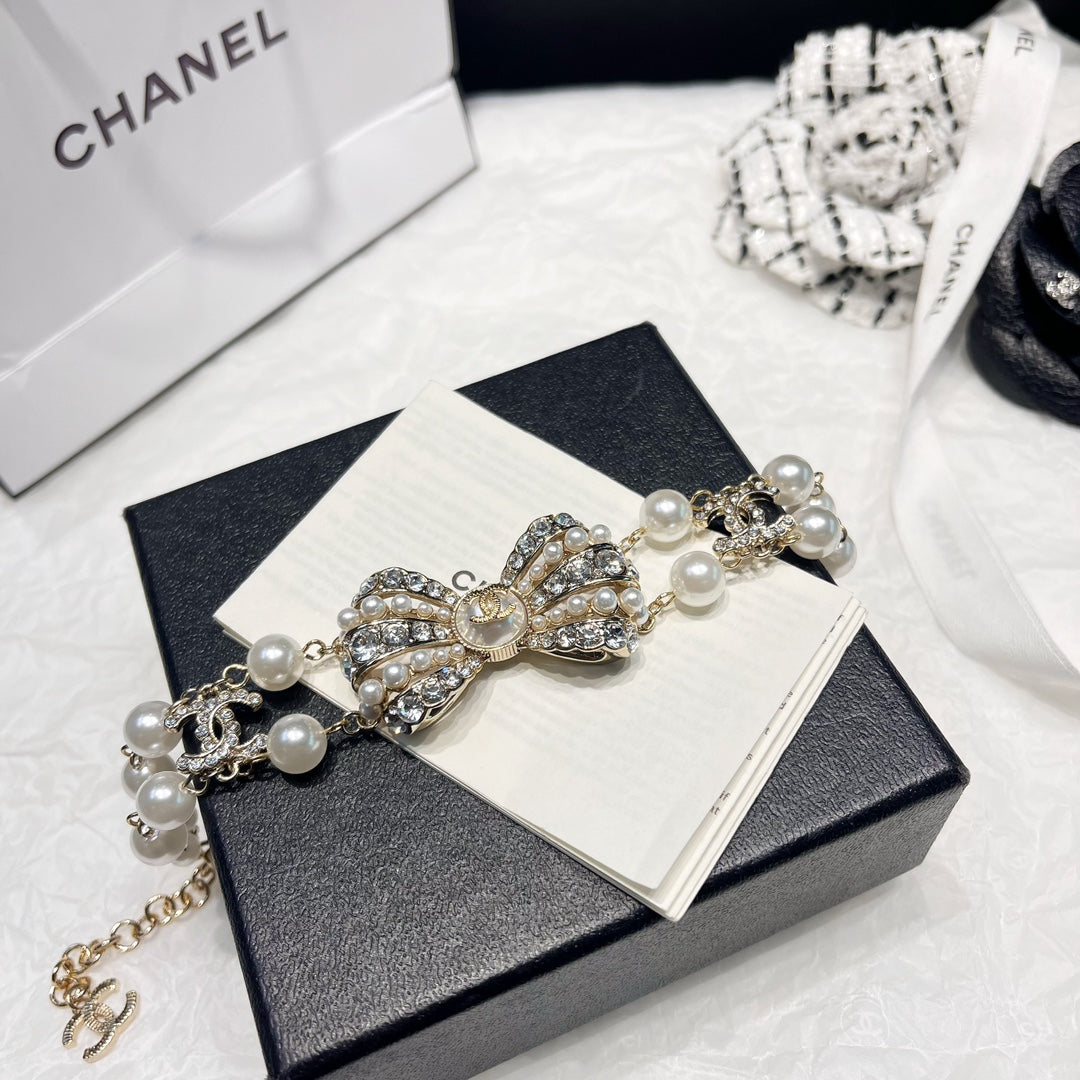 Bow Pearl Bracelet