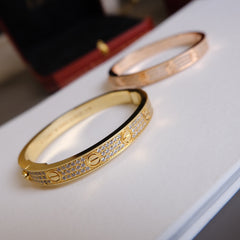 Classic sparkling full diamond bracelet