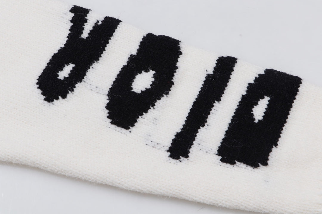 Ripped Knit Cashmere Sweatshirt