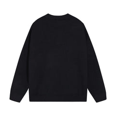 Zippered knitted cashmere sweatshirt