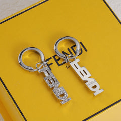 Fashion Diamond Letter Earrings