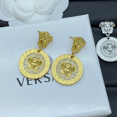 Diamond Avatar Pendant Earrings