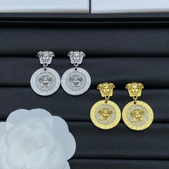 Diamond Avatar Pendant Earrings