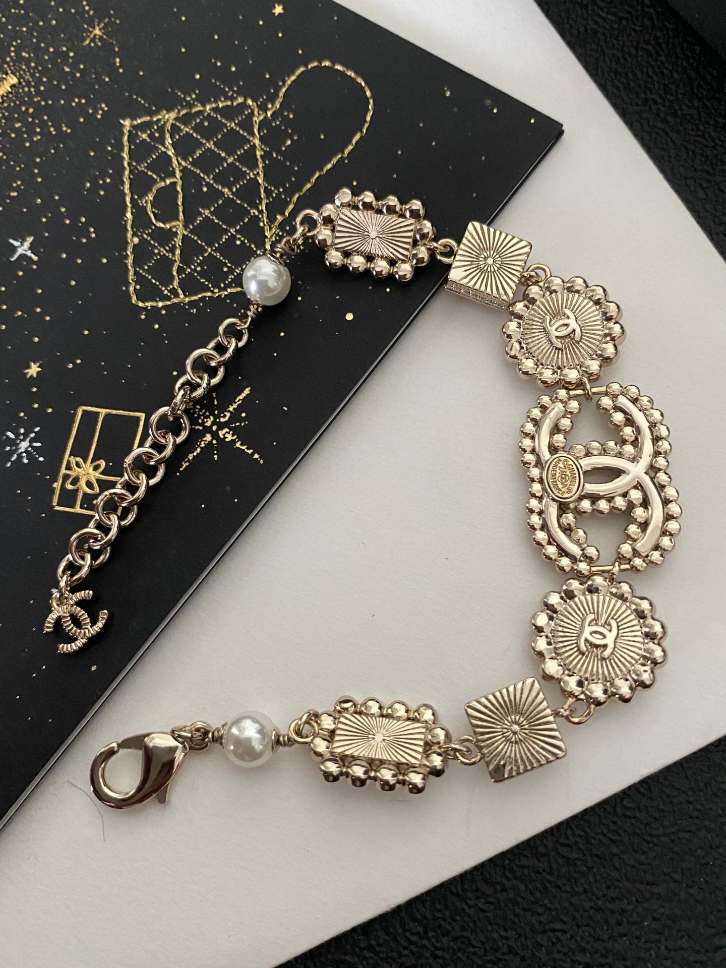 Pink Crystal Gemstone Bracelet