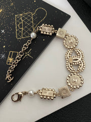 Pink Crystal Gemstone Bracelet