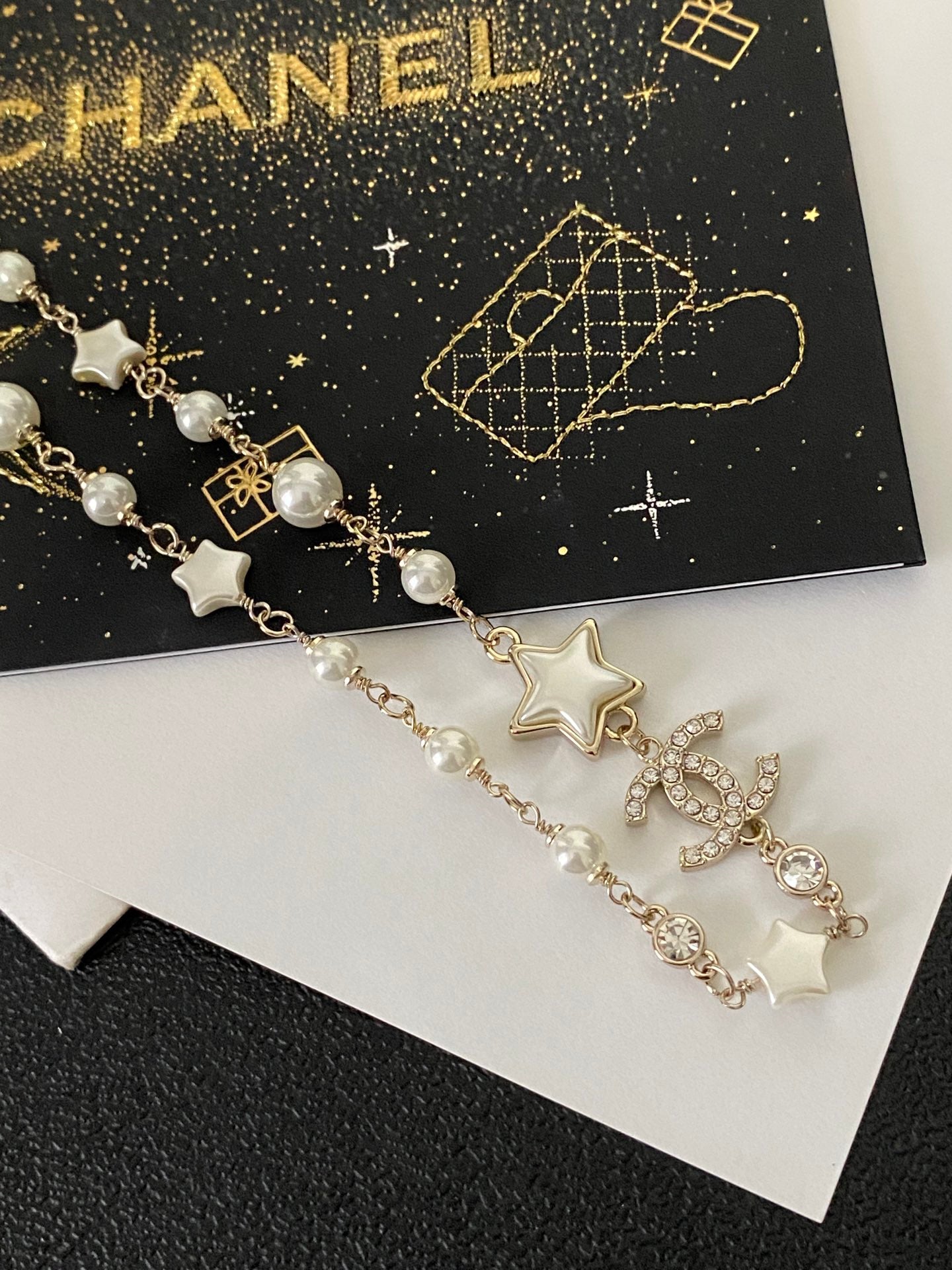 Stars Pearl Necklace