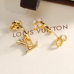 Asymmetrical Pearl Earrings