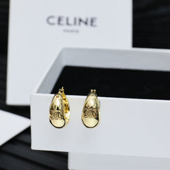 Monogram Hoop Earrings