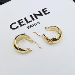Monogram Hoop Earrings