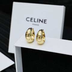 Monogram Hoop Earrings