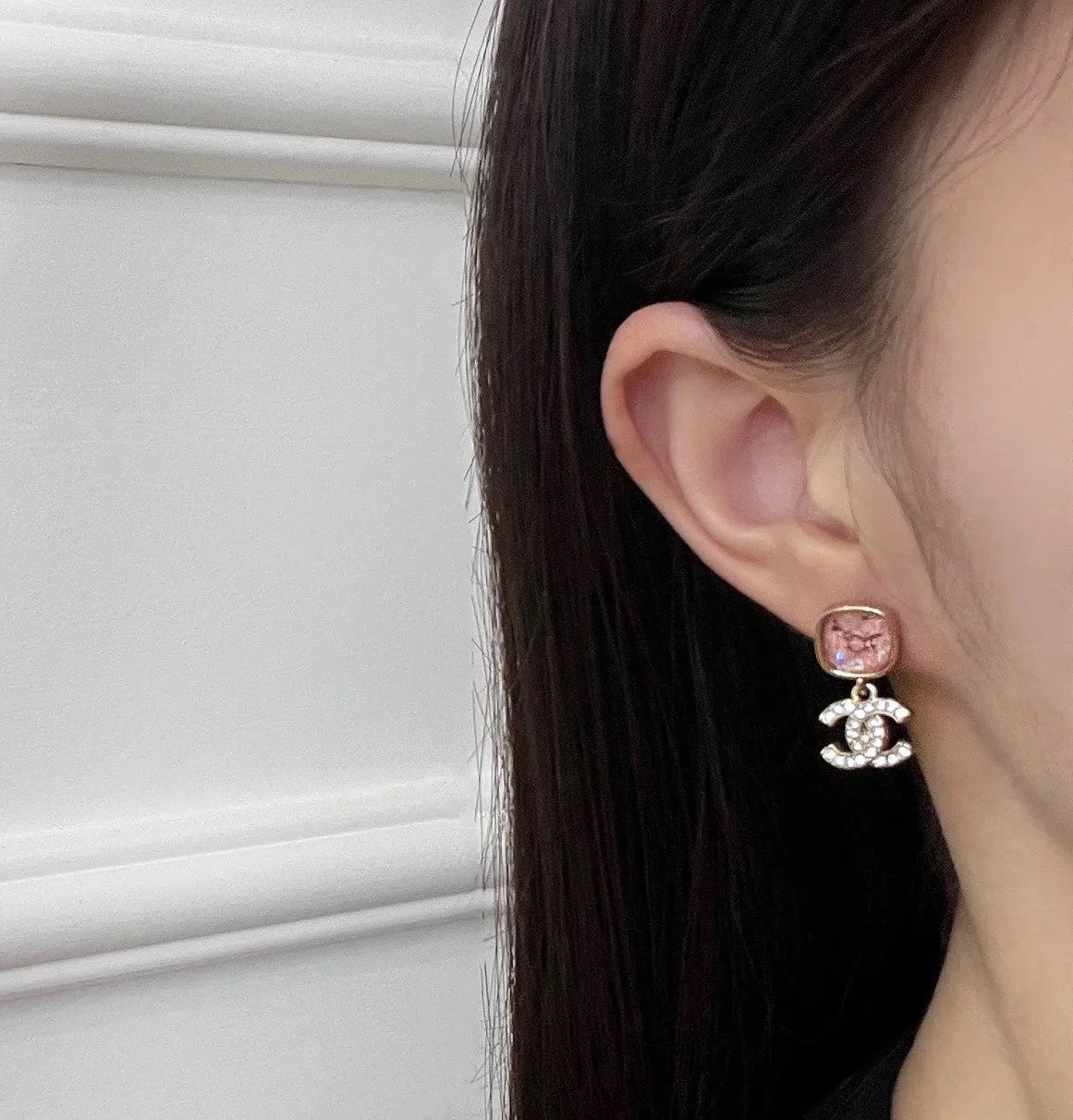 Painted Sugar Cube Earrings