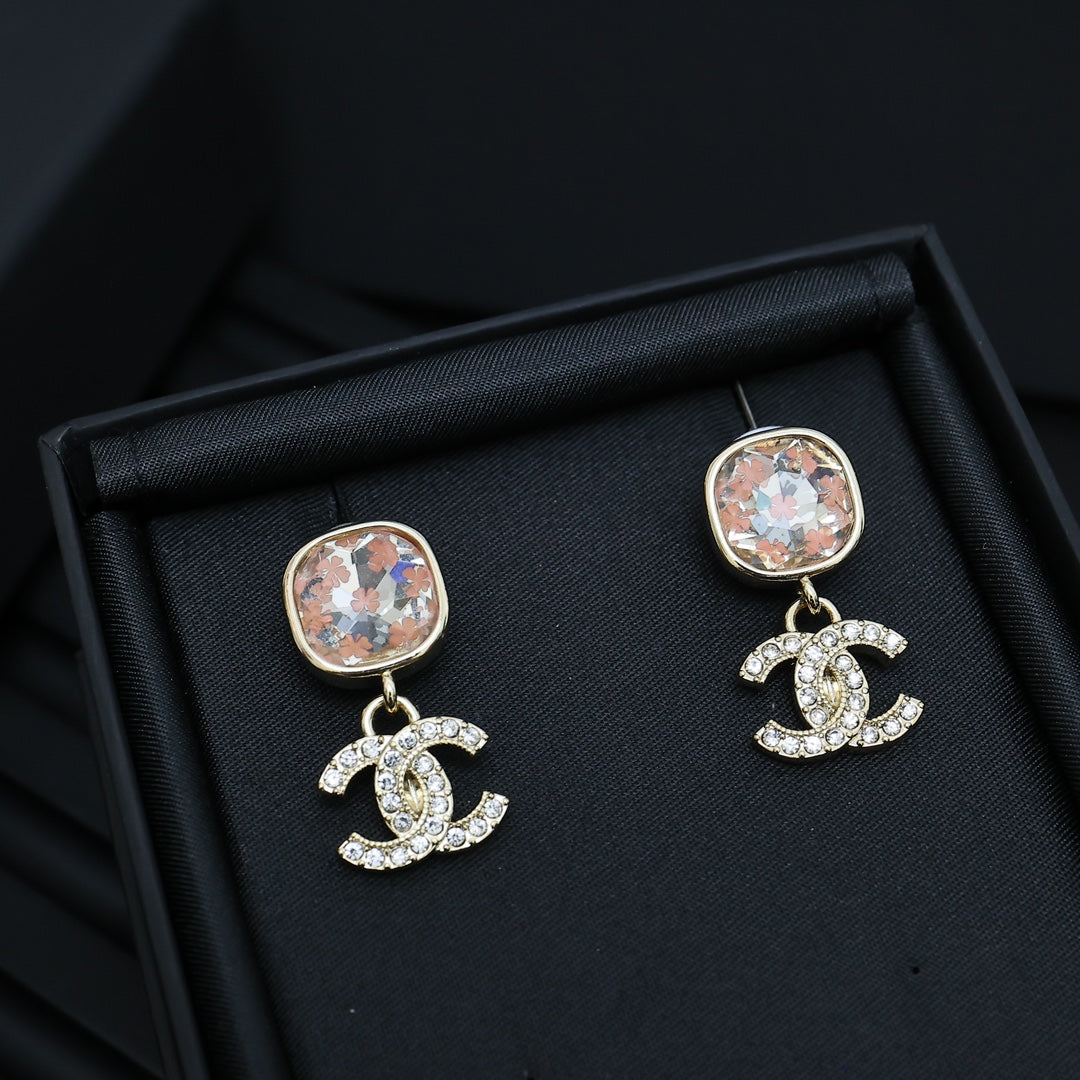 Painted Sugar Cube Earrings