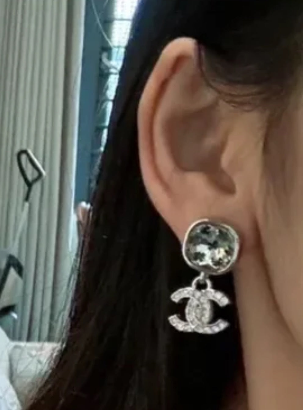 Painted Sugar Cube Earrings