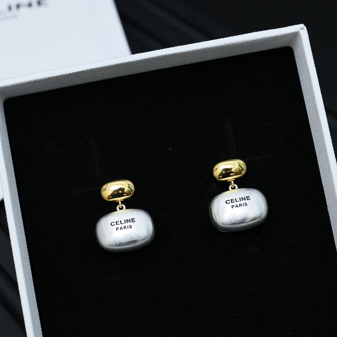 Colorblock Pendant Earrings