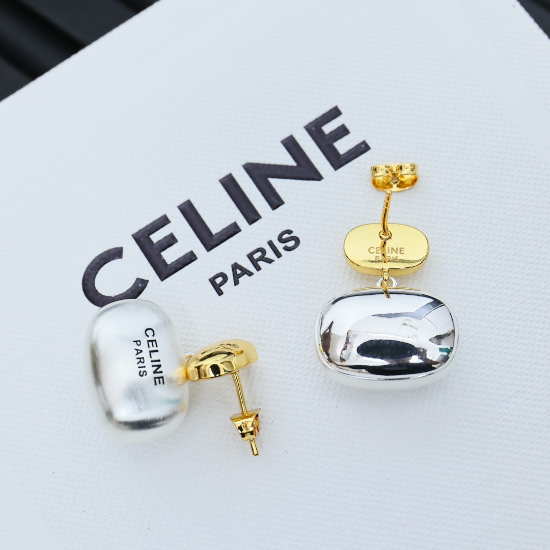 Colorblock Pendant Earrings