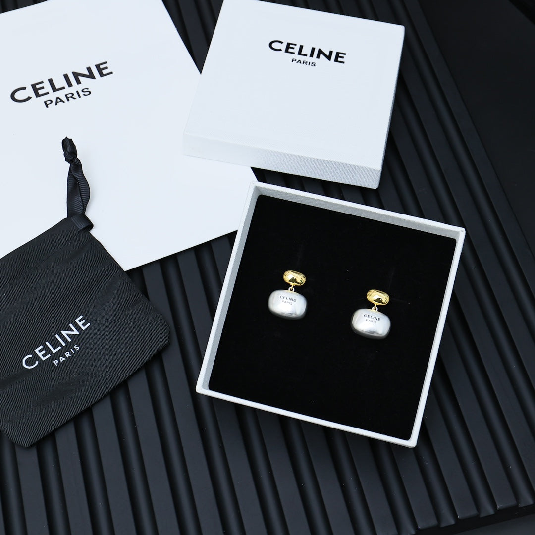 Colorblock Pendant Earrings