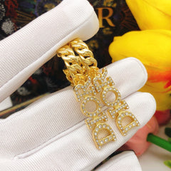 Stylish Diamond Pendant Earrings