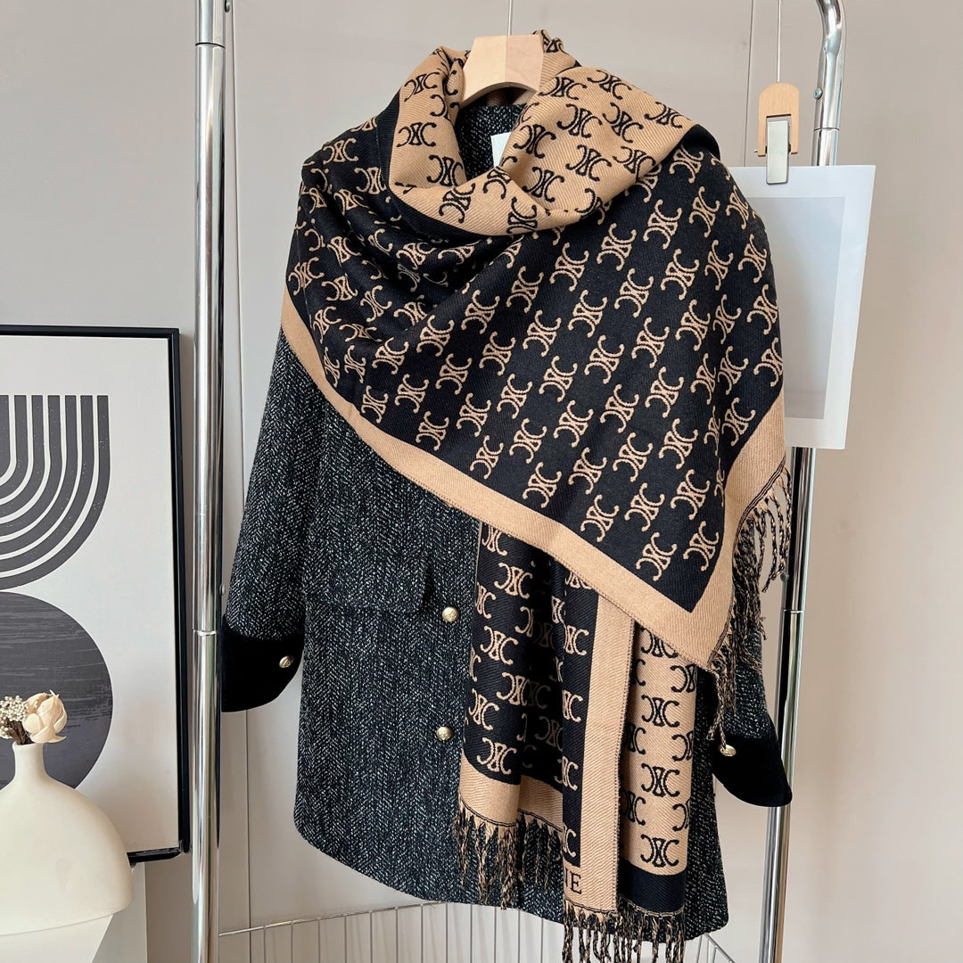 100% cashmere shawl scarf