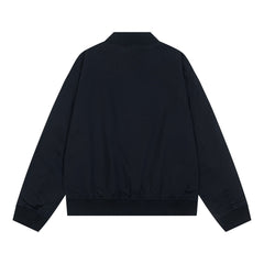 Embroidered baseball jacket