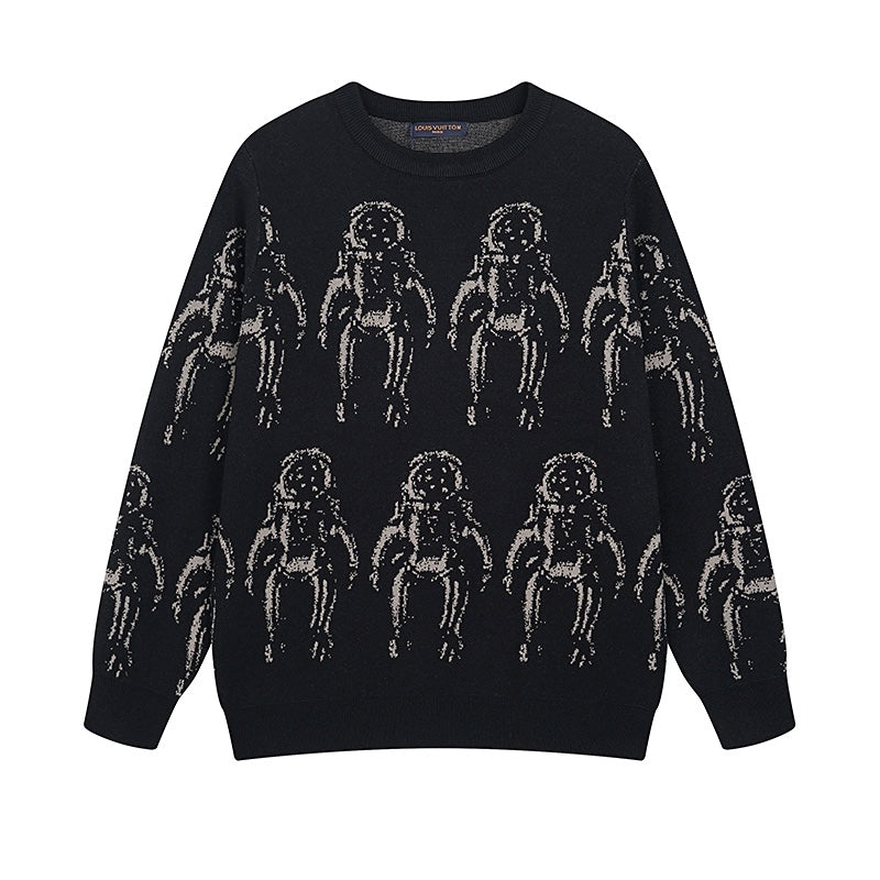 Knitted cashmere sweatshirt