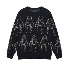 Knitted cashmere sweatshirt