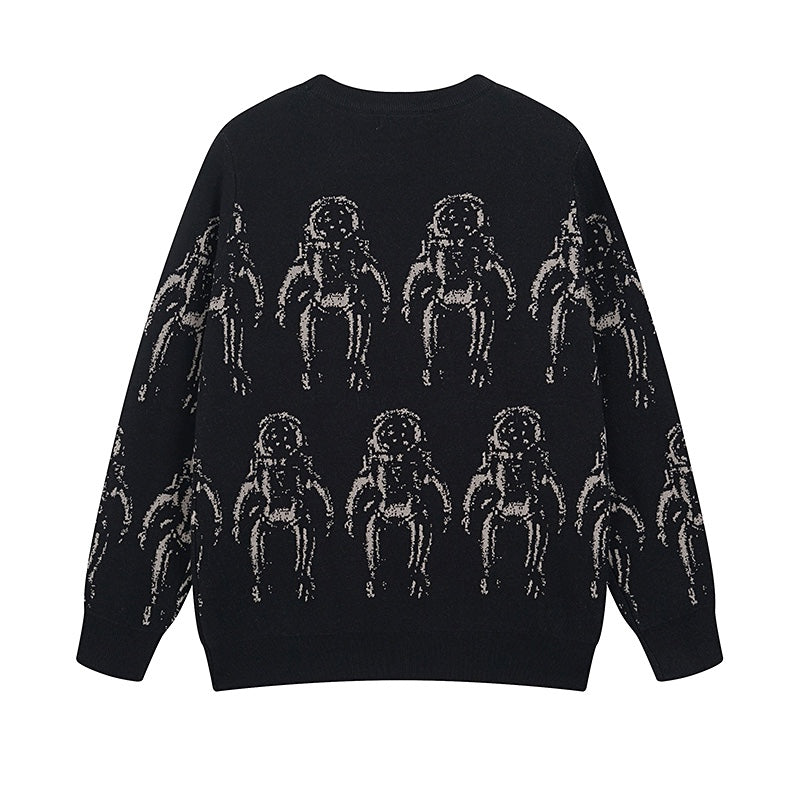 Knitted cashmere sweatshirt
