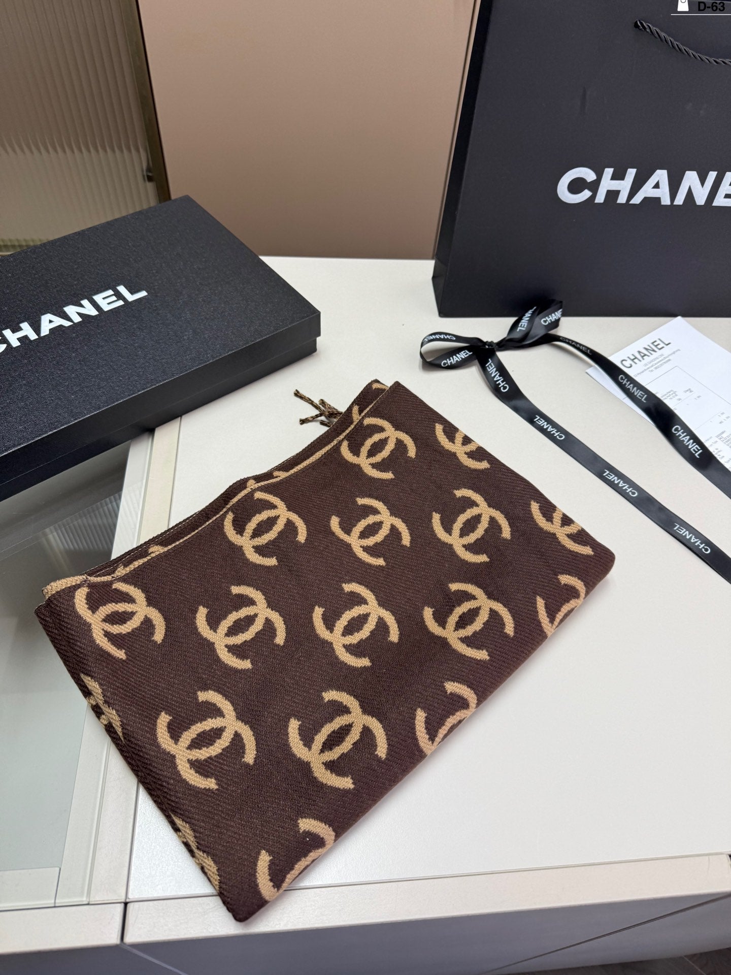 Classic tassel 100% cashmere scarf