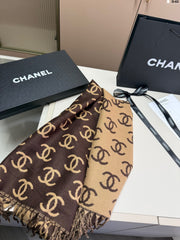 Classic tassel 100% cashmere scarf