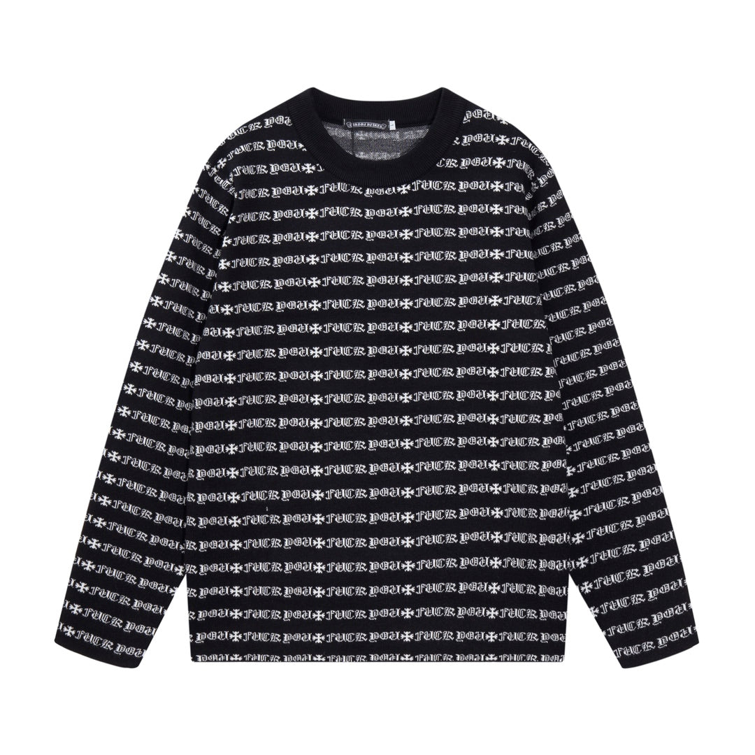 Knitted cashmere sweatshirt