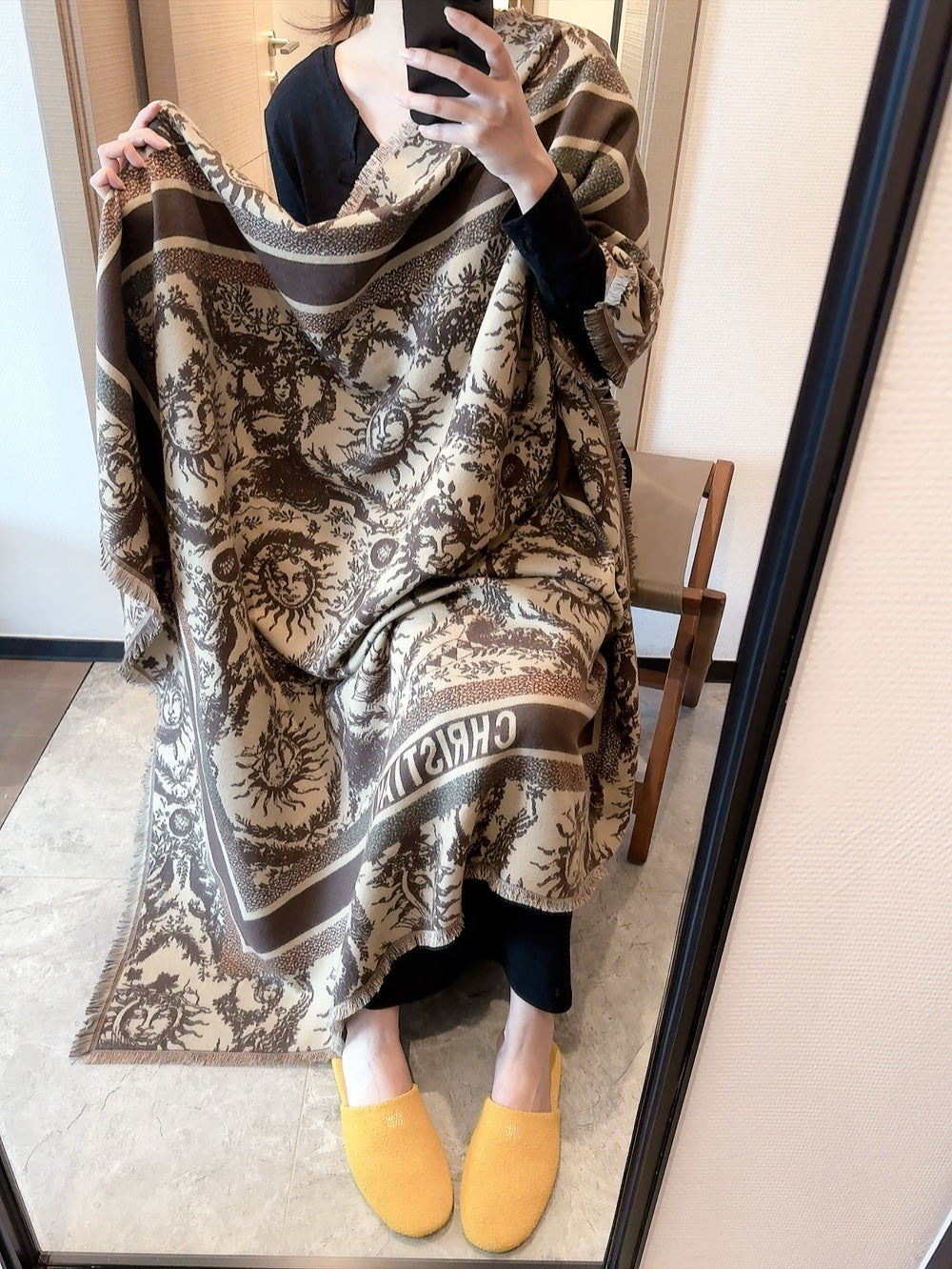 D Sun Goddess Scarf Shawl