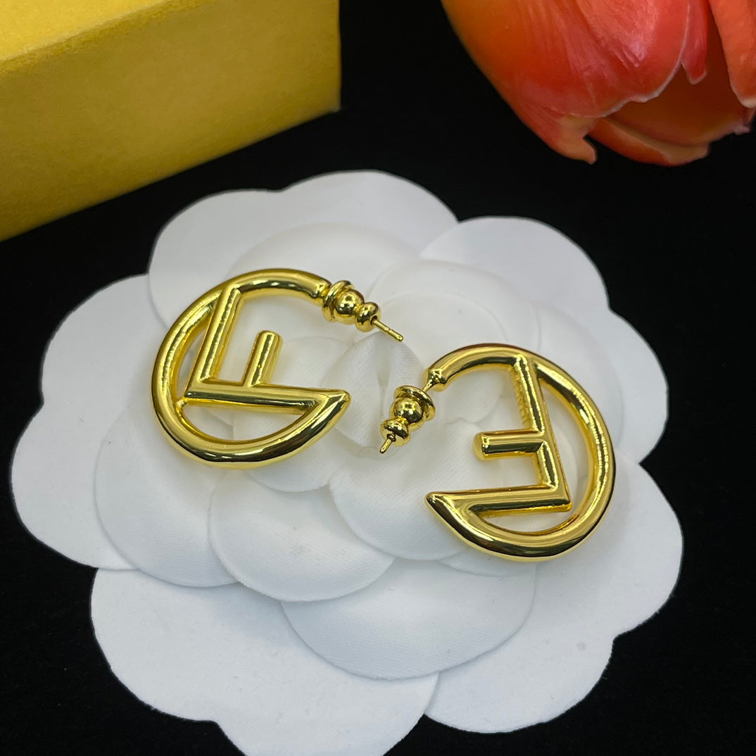 Fashionable Classic Hoop Earrings