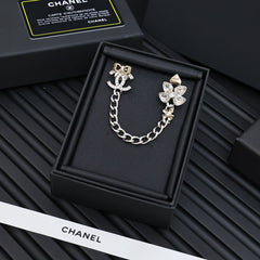 Multi-element Chain Brooch
