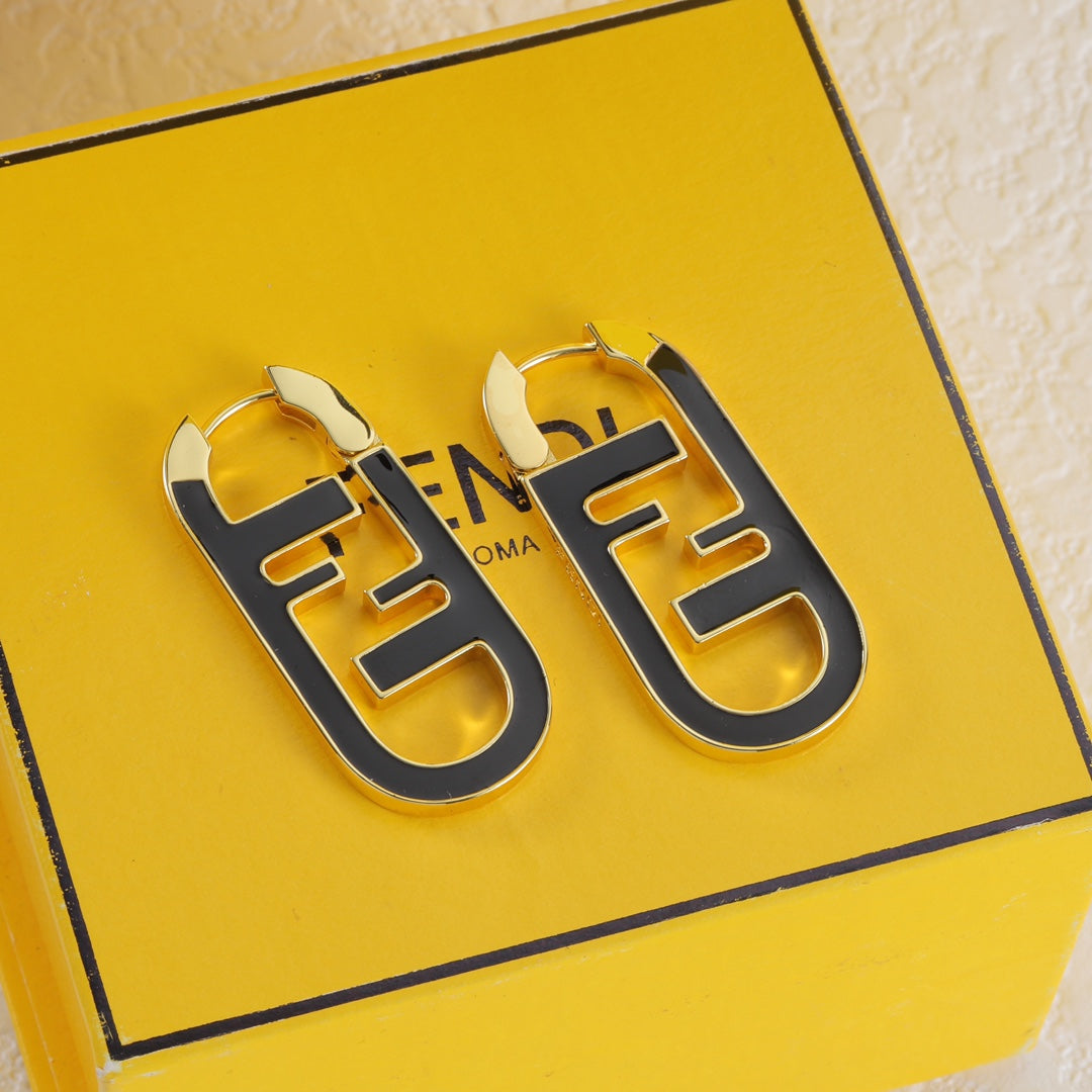 Fashionable Enamel Earrings