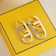 Fashionable 2 Colors Diamond Earrings