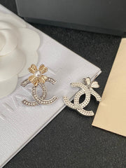 Stylish Floral Diamond Earrings
