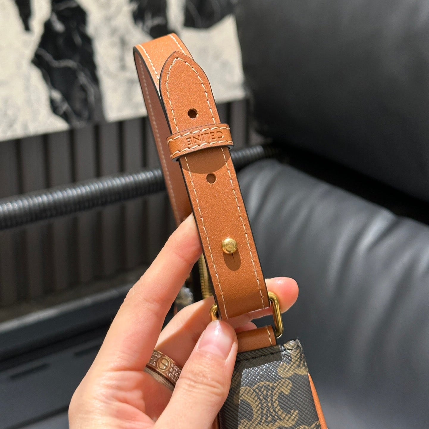 Vintage Arc de Triomphe Underarm Bag