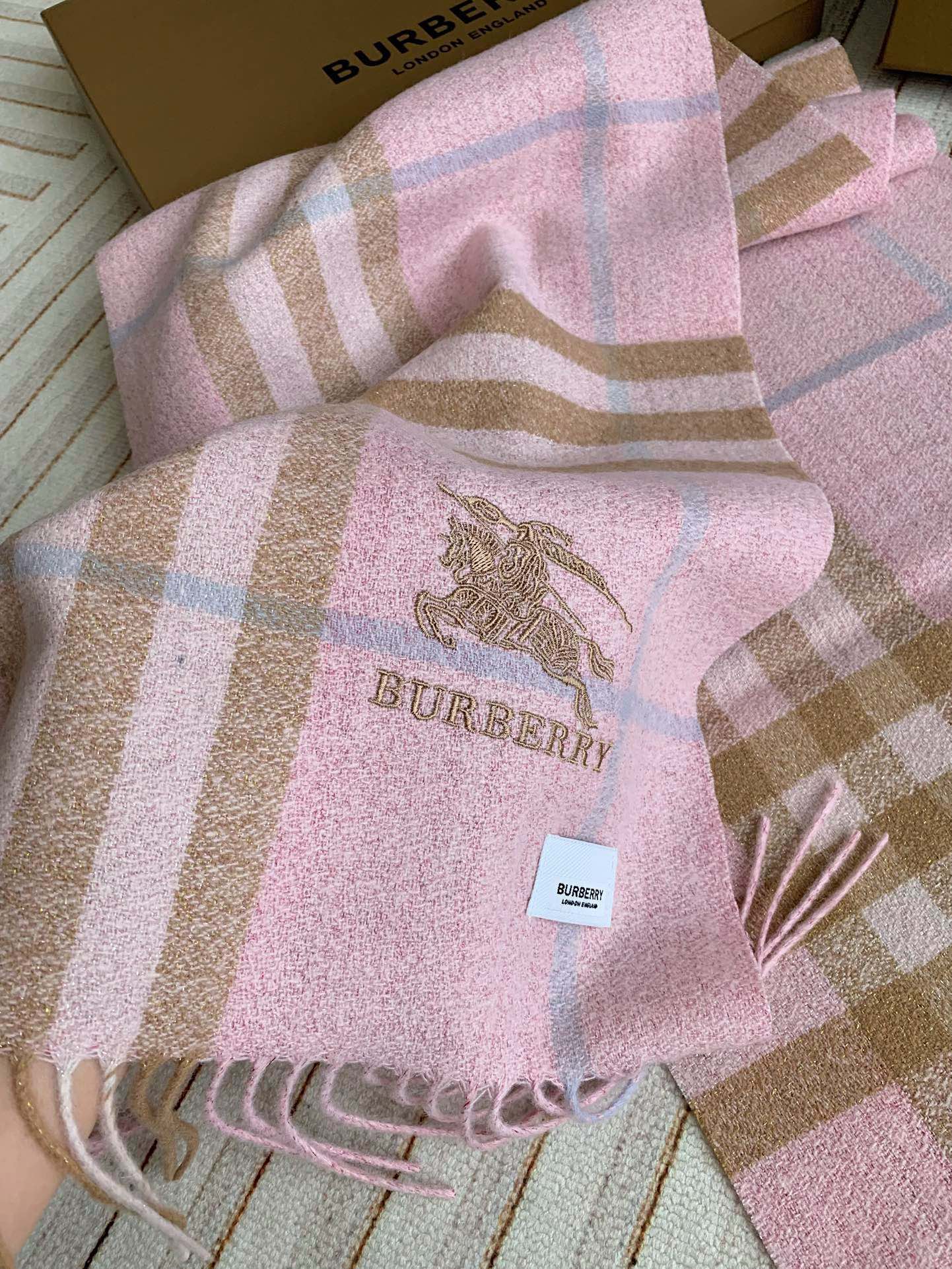 Classic Check 100% Cashmere Scarf