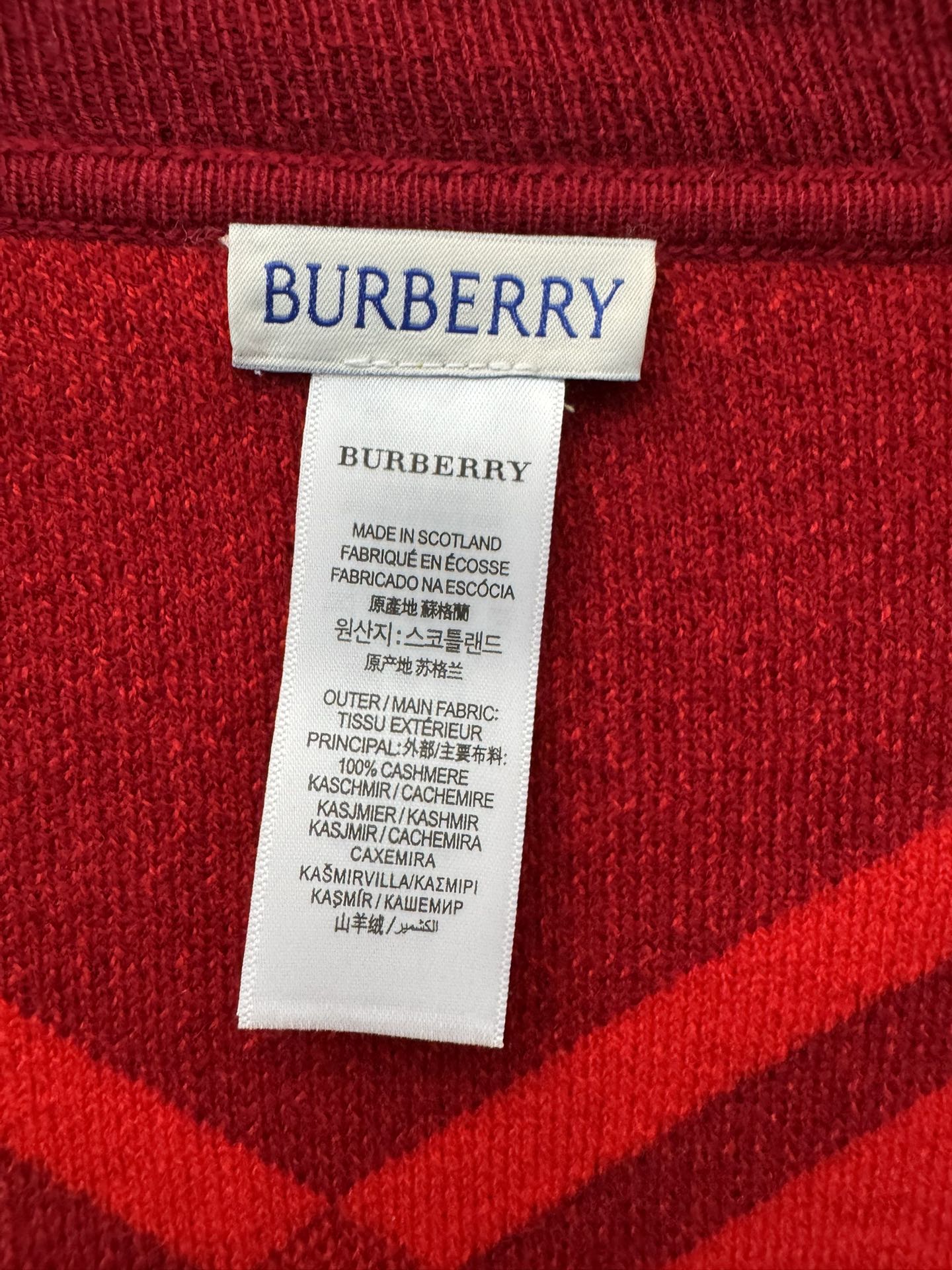 Large Check Wool Cape