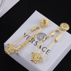 Asymmetrical Paperclip Earrings