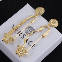 Asymmetrical Paperclip Earrings