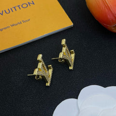 Full Diamond Stud Earrings