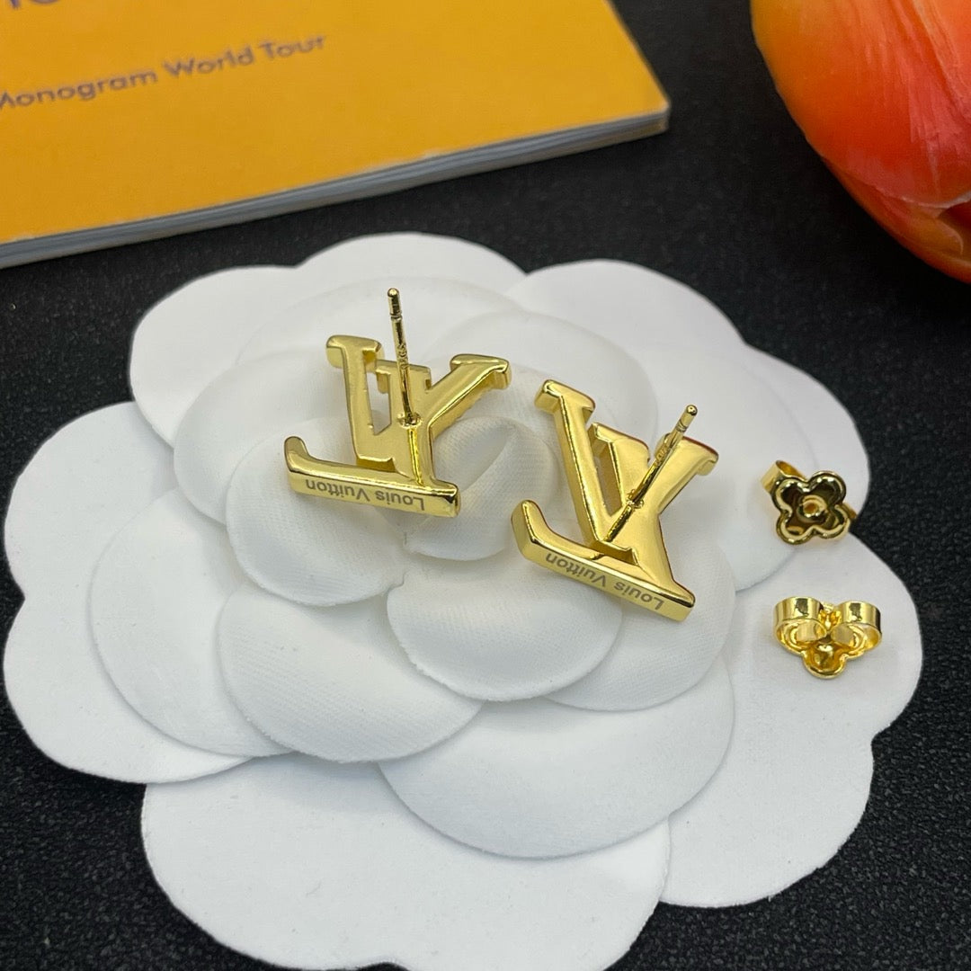Full Diamond Stud Earrings