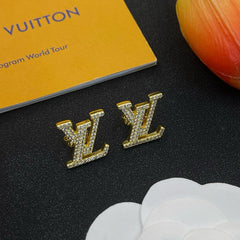 Full Diamond Stud Earrings