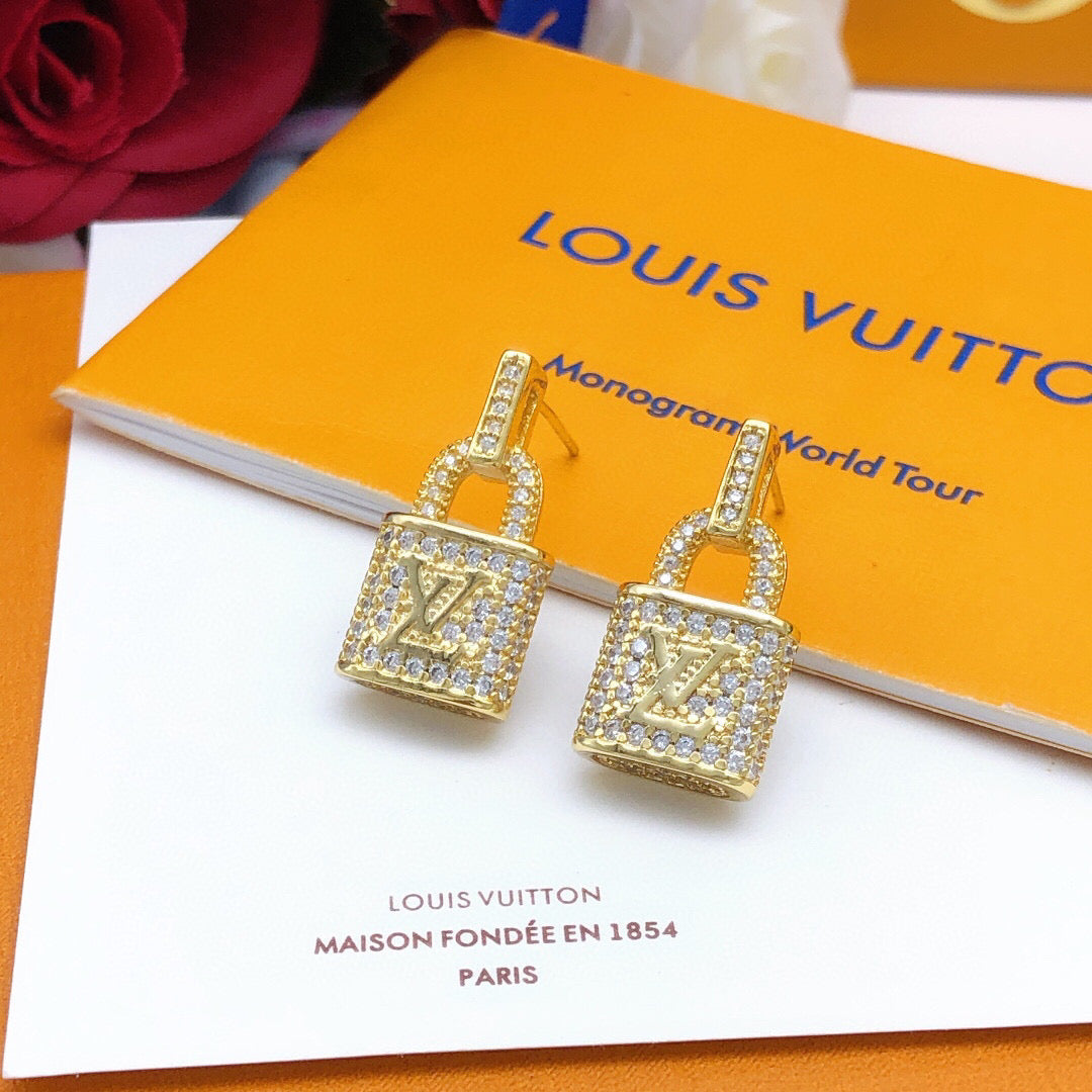 Love Lock Diamond Earrings