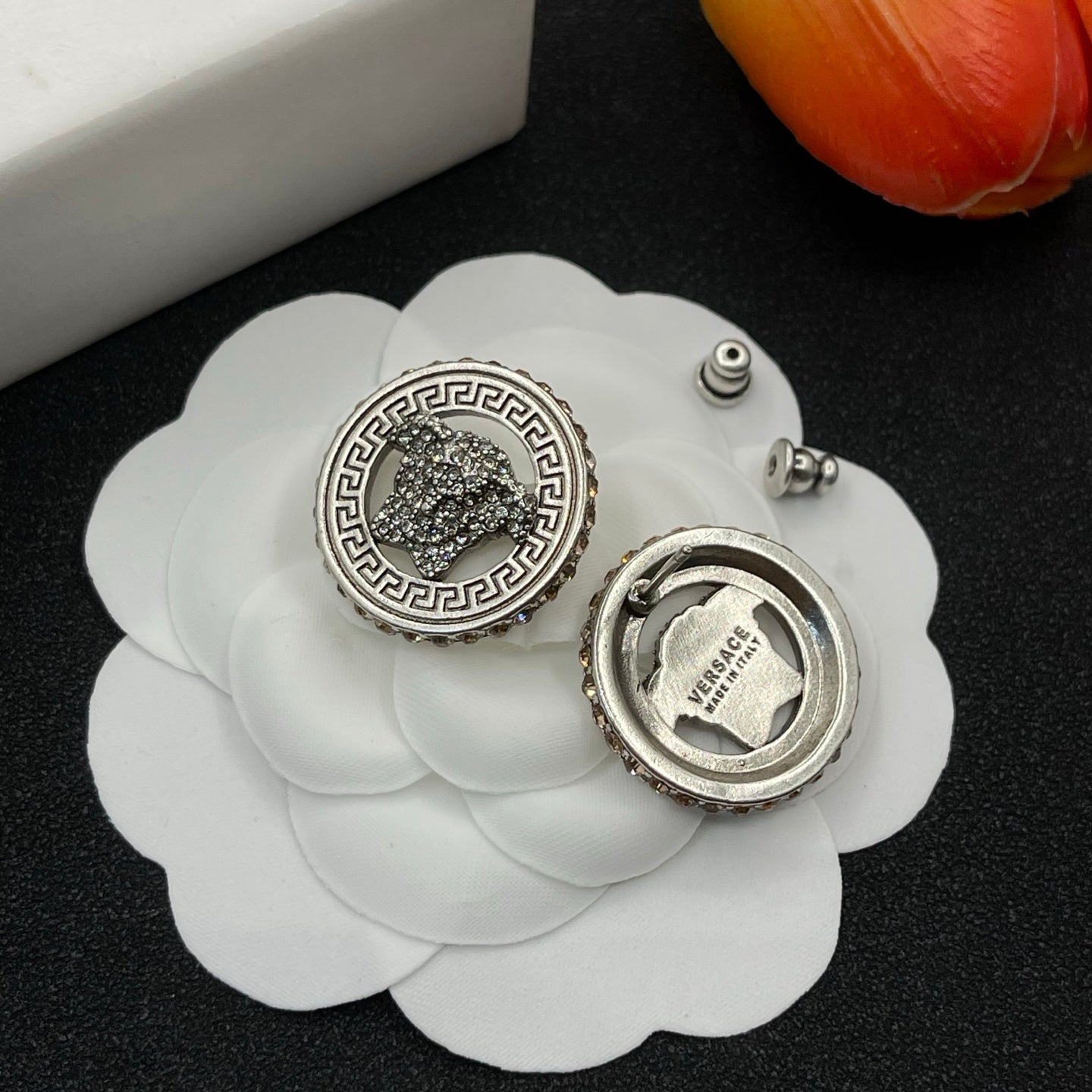 Full Diamond Avatar Earrings